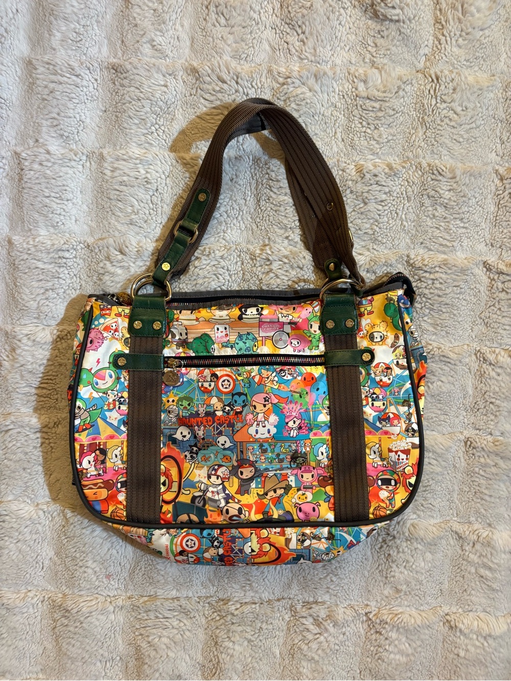 Multicolor Graphic Print Women’s Shoulder Bag